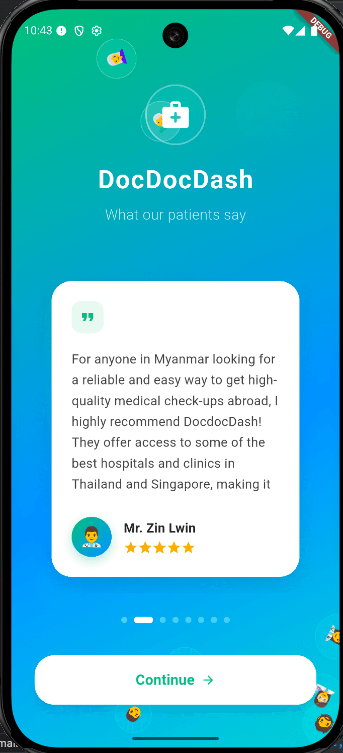 Medical Tourism Platform - Patient mobile app